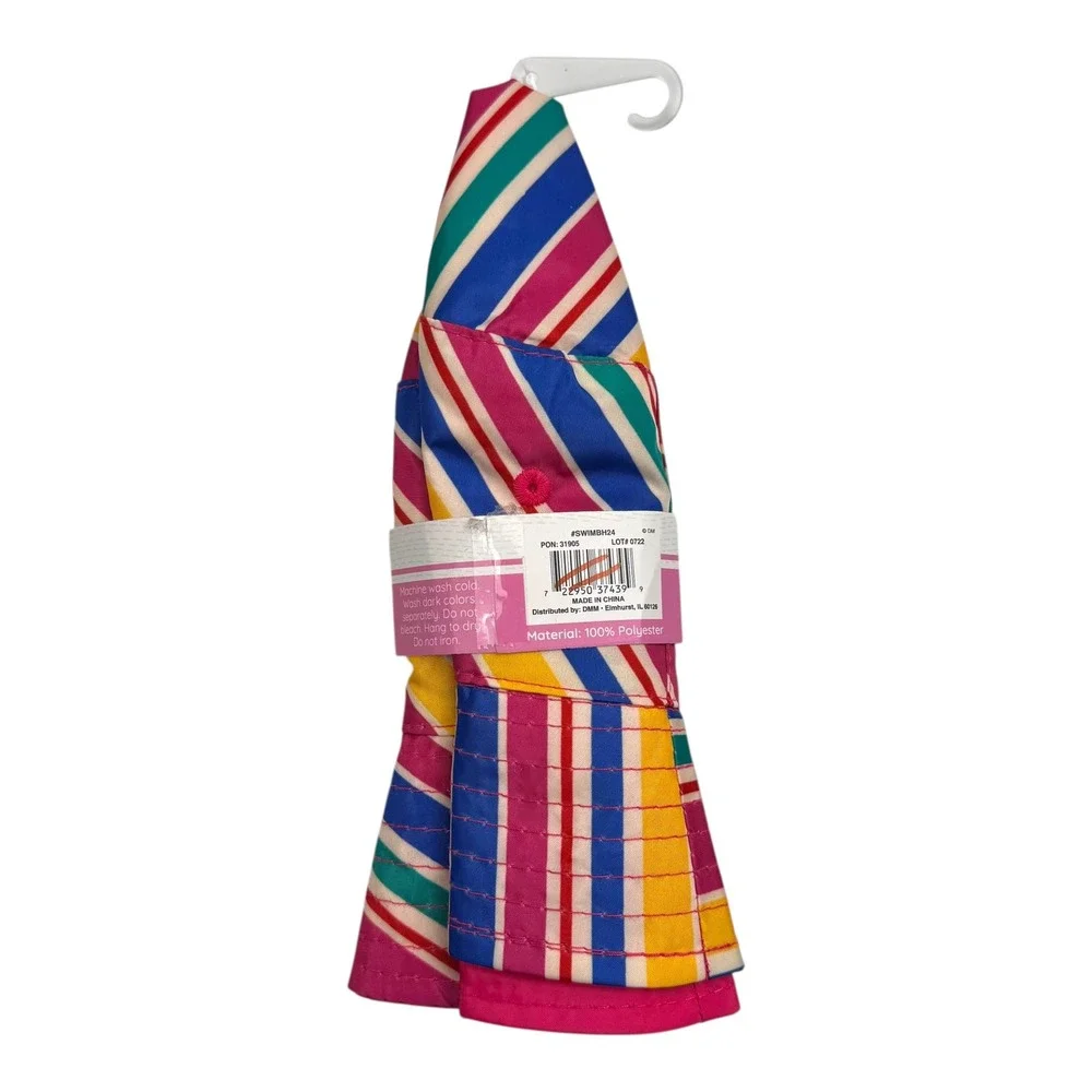 Juice Box Fireworks Bucket Hat Reversible Stripe UV50+ Ages‎ 3+ Kids Beach B20Q